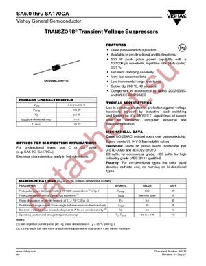 SA10A-E3/4 datasheet  